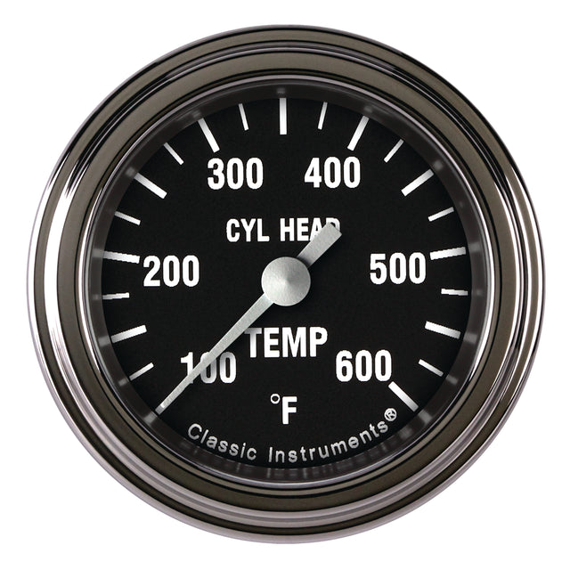 Classic Instruments Hot Rod 2-1/8" Cylinder Head Tempature Gauge - HR197SLF