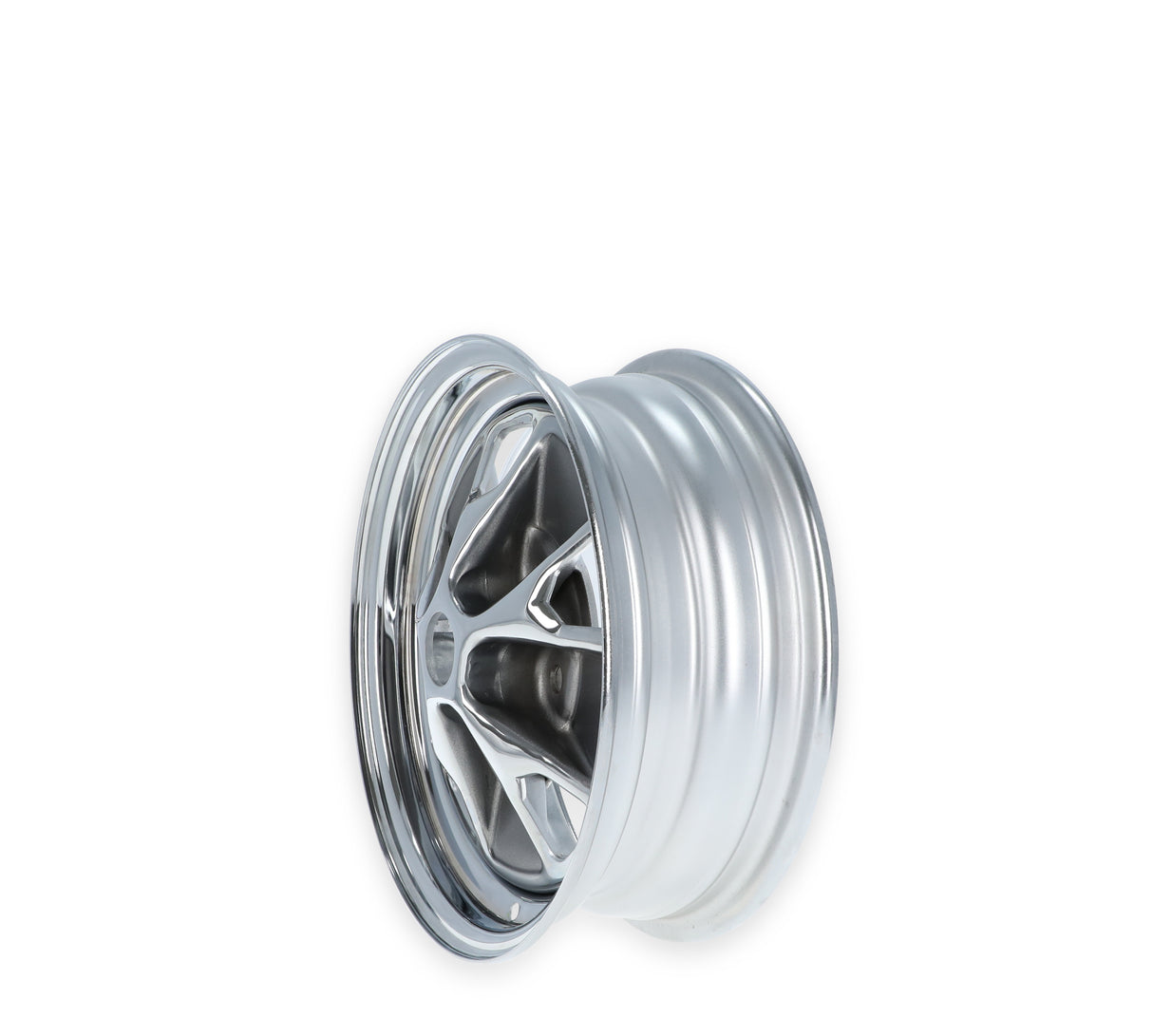 Scott Drake Styled Steel Wheel 14x5 Charcoal - C5ZZ-1007-AR