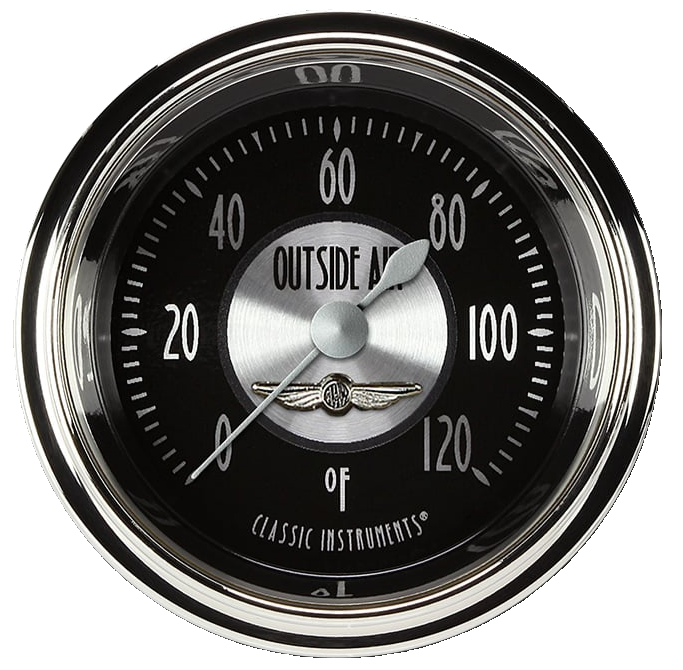 Classic Instruments All American Tradition 2 1/8" Outside Air Temp. Gauge - AT199SHC