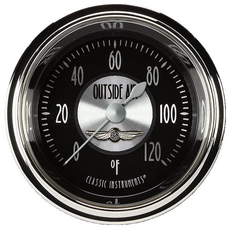 Classic Instruments All American Tradition 2 1/8" Outside Air Temp. Gauge - AT199SHC