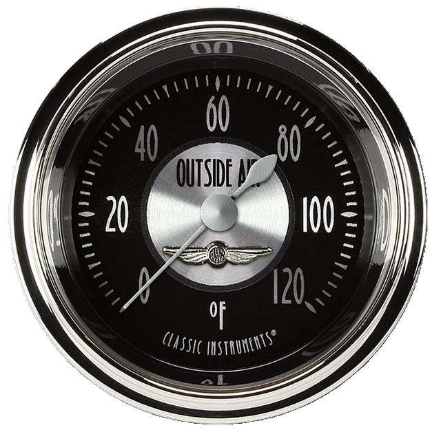 Classic Instruments All American Tradition 2 1/8" Outside Air Temp. Gauge - AT199SHC