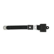 Scott Drake Black Retractable Seat Belt with Starburst Pushbutton Buckle - SB-BK-65-PBSB