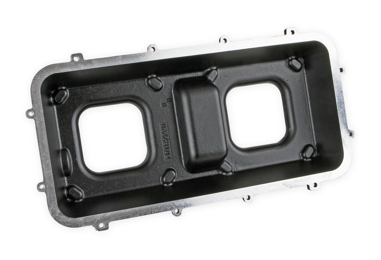Holley 300-207BK-2 Hi-Ram Intake Plenum Top Only - 2 x 4150 - Flat Black Finish