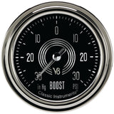 Classic Instruments V8 Speedster 2-5/8" Boost/Vac Gauge - V8SR341SLC