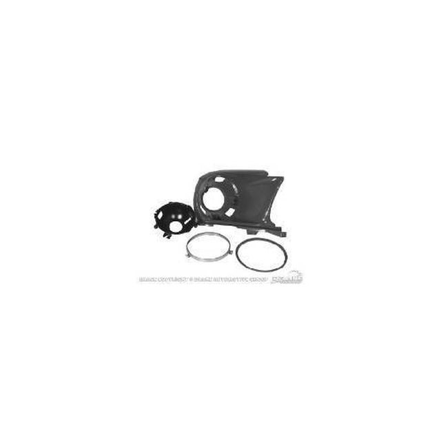 Scott Drake 67-68 Reproduction Headlamp Bucket Assembly (LH) - C7ZZ-13008-DR