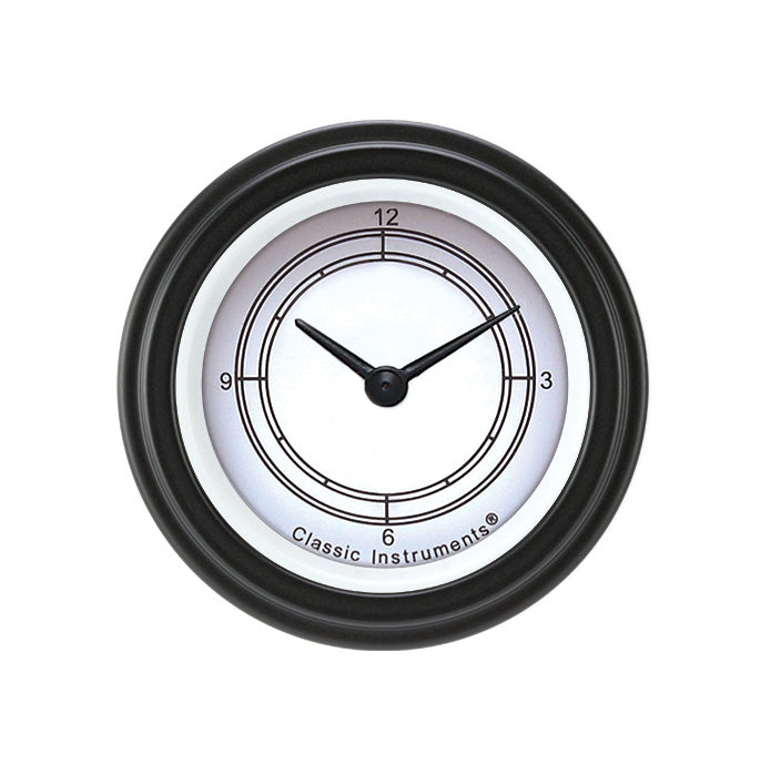 Classic Instruments CLASSIC WHITE 2IN CLOCK W/RESET - CW90BLF