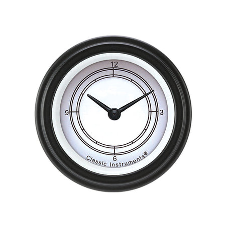 Classic Instruments CLASSIC WHITE 2IN CLOCK W/RESET - CW90BLF