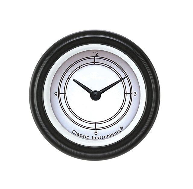 Classic Instruments CLASSIC WHITE 2IN CLOCK W/RESET - CW90BLF