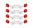 MSD Ignition Coil - High Output - 8-Pack - Red - 82808
