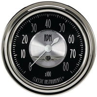 Classic Instruments All American Tradition 2-5/8" Tachometer Gauge - AT383SLC