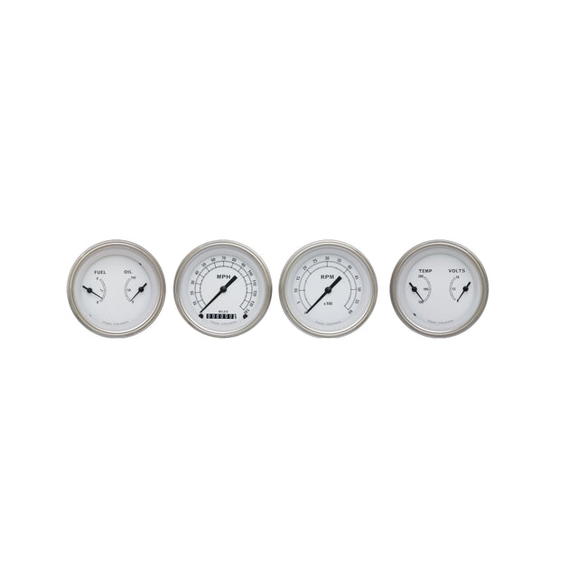 Classic Instruments CLASSIC WHITE 3IN SPEEDO/TACH/2 DUAL-GM - CW05SLC