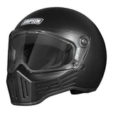 Simpson Motorcycle M30 Bandit Helmet - Matte Black - Medium - M303MD