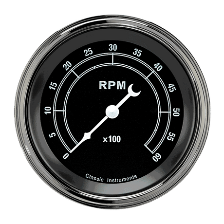 Classic Instruments Traditional 3 3/8" Tachometer - TR60SLF