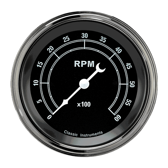 Classic Instruments Traditional 3 3/8" Tachometer - TR60SLF