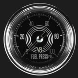 Classic Instruments V8 Speedster 2 1/8" Fuel Pressure Gauge, 100 psi - V8SR146SHC