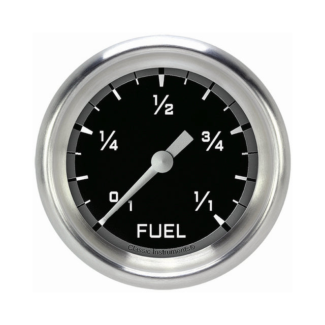 Classic Instruments Autocross Gray 2 5/8" Fuel Gauge - AX309GAPF