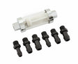 Mr Gasket Clearview Inline Fuel Filter - 9706