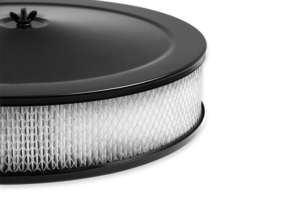 Mr Gasket Competition Air Cleaner - Flat Black - 9790BP