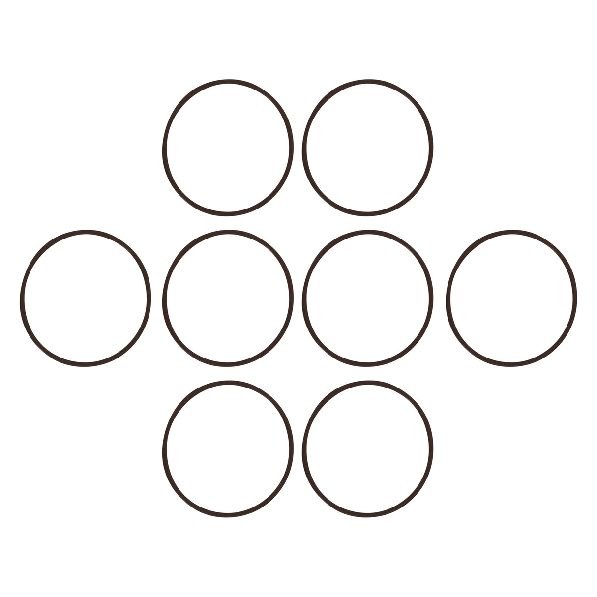 Holley LS7 Replacement Port Flange O-Rings - 508-39