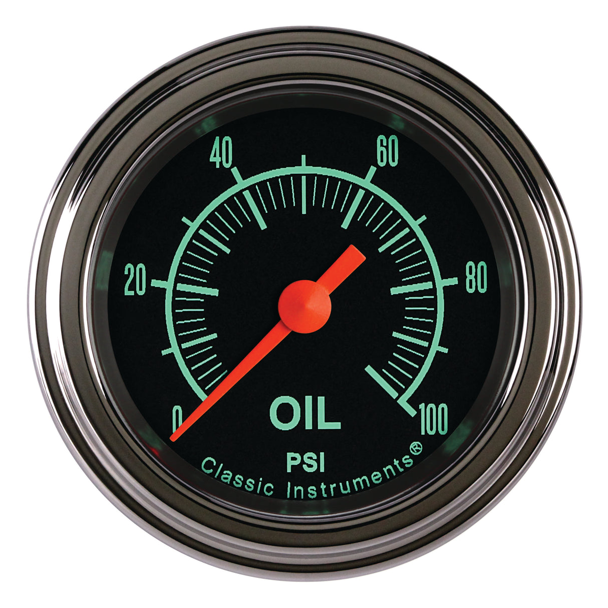 Classic Instruments G/Stock 2-1/8" Oil Pressure Gauge - GS181SLF