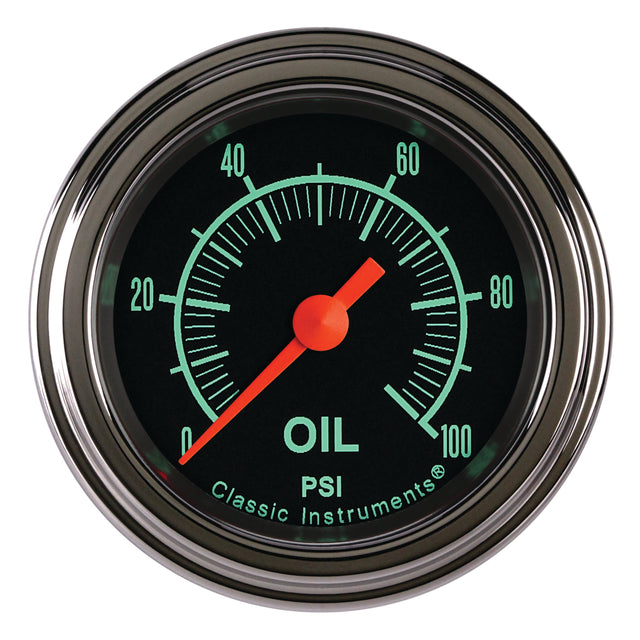 Classic Instruments G/Stock 2-1/8" Oil Pressure Gauge - GS181SLF