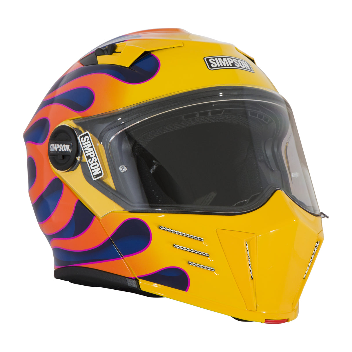 Simpson Motorcycle Mod Bandit Helmet - Wildfire Yellow - Large - M59WF6LG