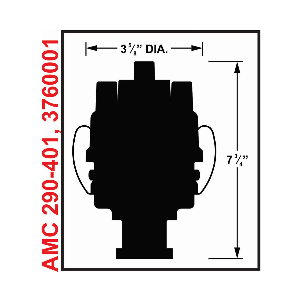 Mallory Unilite Distributor - AMC 290 – 401 engines - 3760001