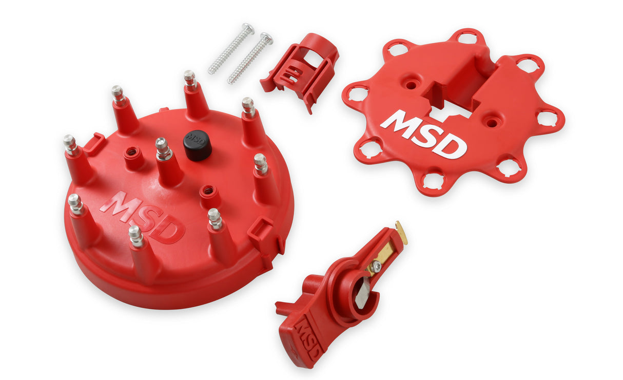 MSD Distributor Cap and Rotor Kit, MSD/Ford V8 TFI, '85-'95 - 8482