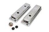 Mr Gasket Chrome Valve Covers - Finned - 9415