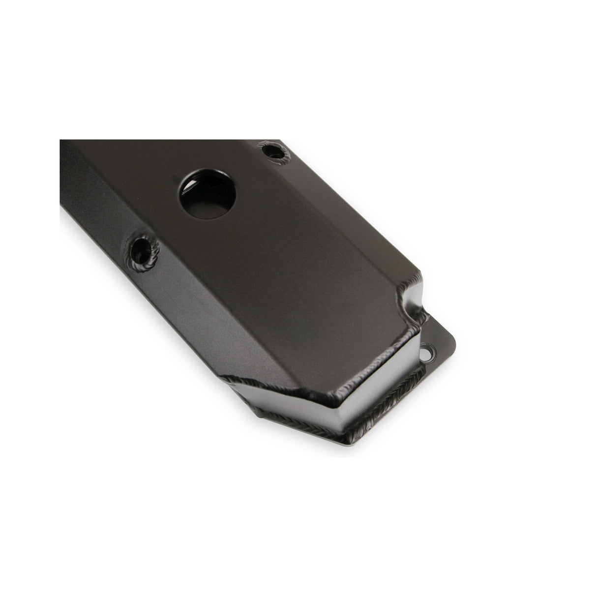 Mr Gasket Fabricated Aluminum Valve Covers - Black Finish - 6865BG
