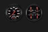 Classic Instruments Velocity Black Series Two Gauge Set - VS62BBLF