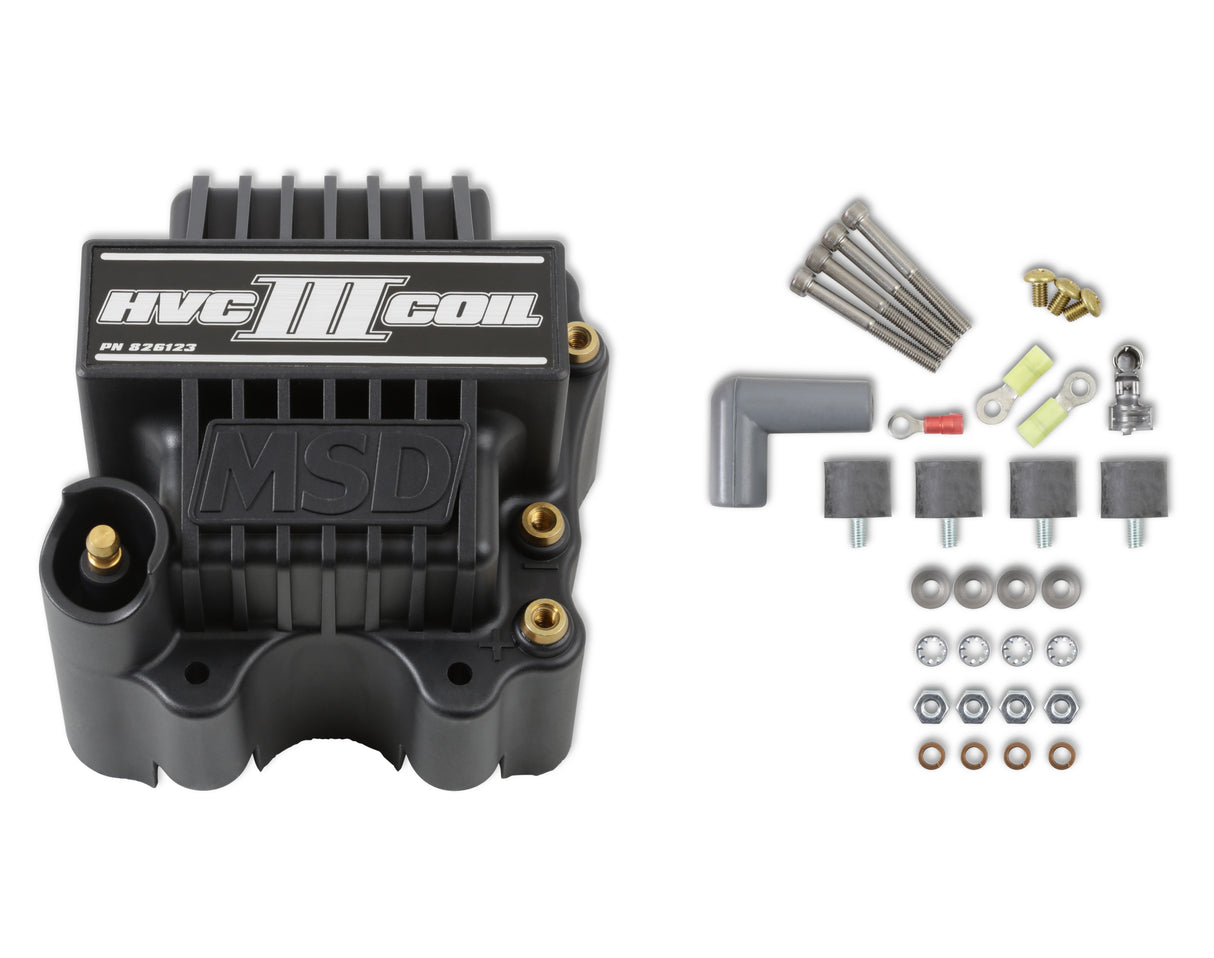 MSD Ignition Coil - HVC-3 Series - Black - 826123