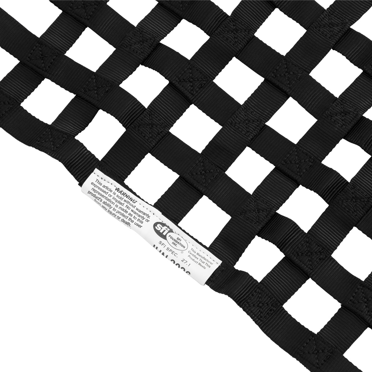 Simpson Standard Stock Car Window Net - 36002BK