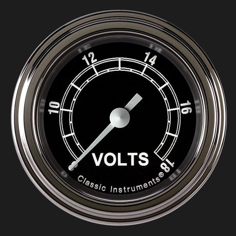 Classic Instruments Traditional 2 1/8" Voltage Gauge - TR130SLF