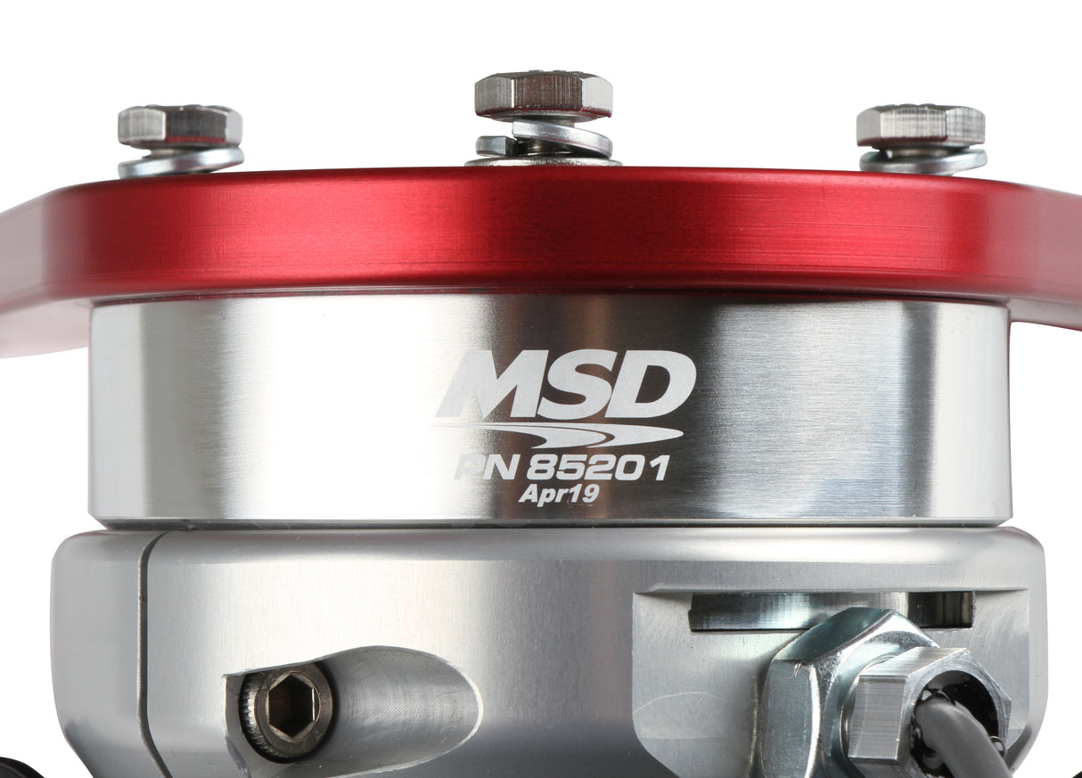 MSD Front Drive Distributor with Adjustable Cam Sync - 85201