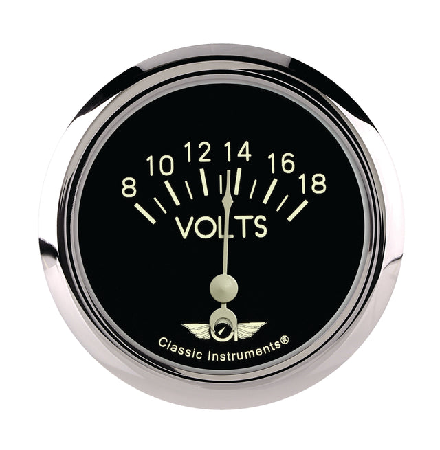 Classic Instruments Classic Series 2-5/8" Volt Gauge - CL230SRC