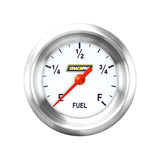 Classic Instruments Racepak 2-1/8" Full Sweep Fuel Level Gauge Bezel And Flat Glass Lens. - RP109WAPF