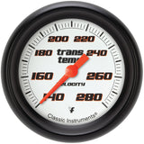 Classic Instruments Velocity White 2-5/8" Transmission Temperature Gauge - VS327WBPF