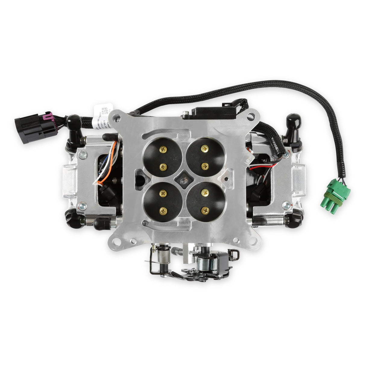 Holley 550-1074 EFI Terminator X Stealth 4150 2x4 - Shiny