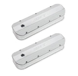 Quick Fuel Quick Fuel Fabricated Aluminum Valve Cover - Big Block Chevy - Silver Finish - 128-22QFT
