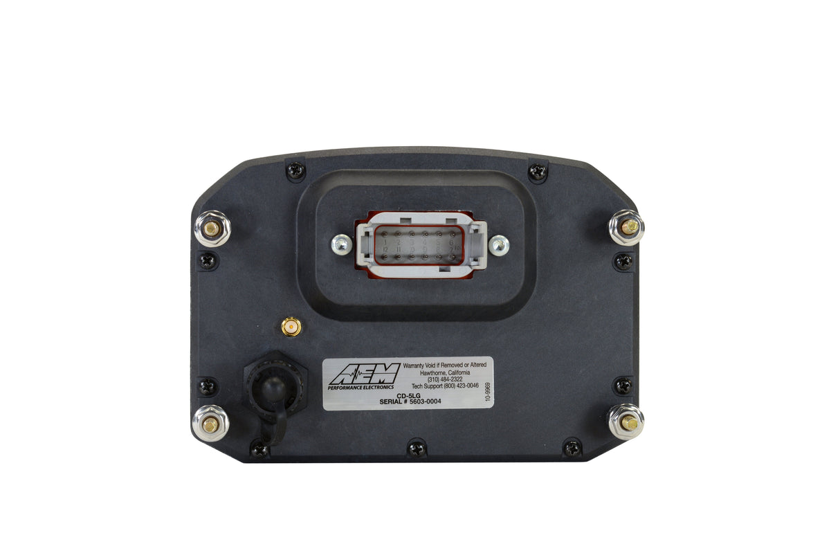 AEM CD-5LG Carbon Logging Display with Internal GPS - 30-5603
