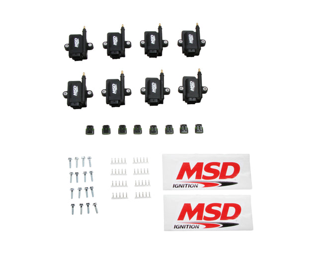 MSD Ignition Coil - Smart - 8-Pack - Black - 82893-8