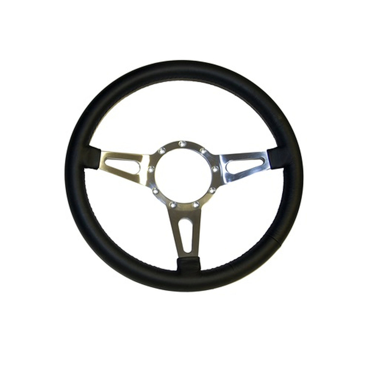 Scott Drake Corso Feroce 14" Black Leather Steering Wheel 9 Hole - S1MS-3600-BK-14