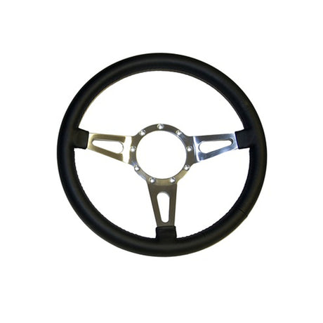 Scott Drake Corso Feroce 14" Black Leather Steering Wheel 9 Hole - S1MS-3600-BK-14