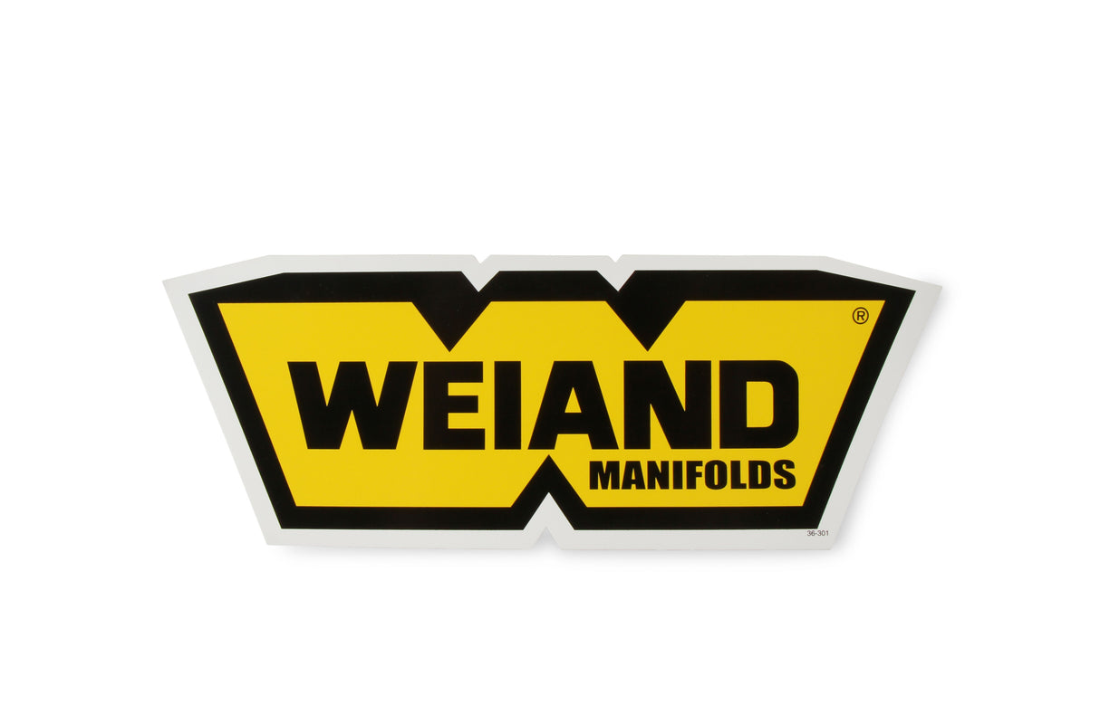 Weiand SAY WHY-AND Decal Large - 36-419