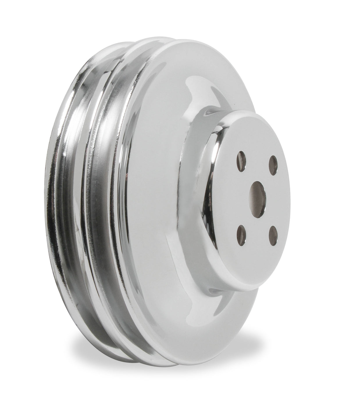 Mr Gasket Chrome Water Pump Pulley - Double Groove - 8831