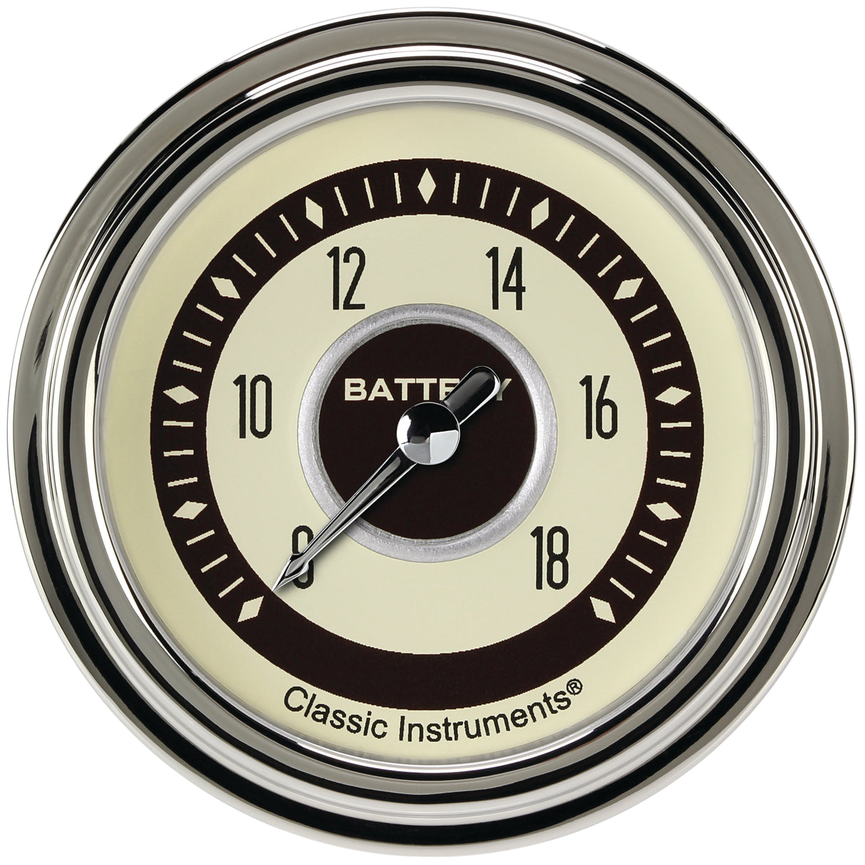 Classic Instruments Nostalgia VT 2-5/8" Volt Gauge - NT330SLC