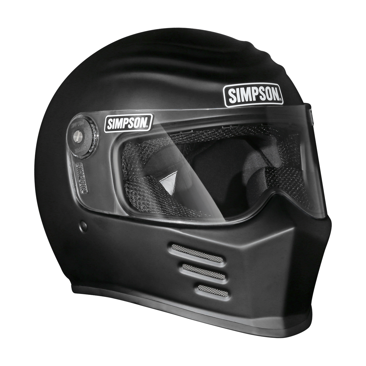 Simpson Motorcycle Outlaw Bandit 3.0 Helmet - Flat Black 2X - OB332X