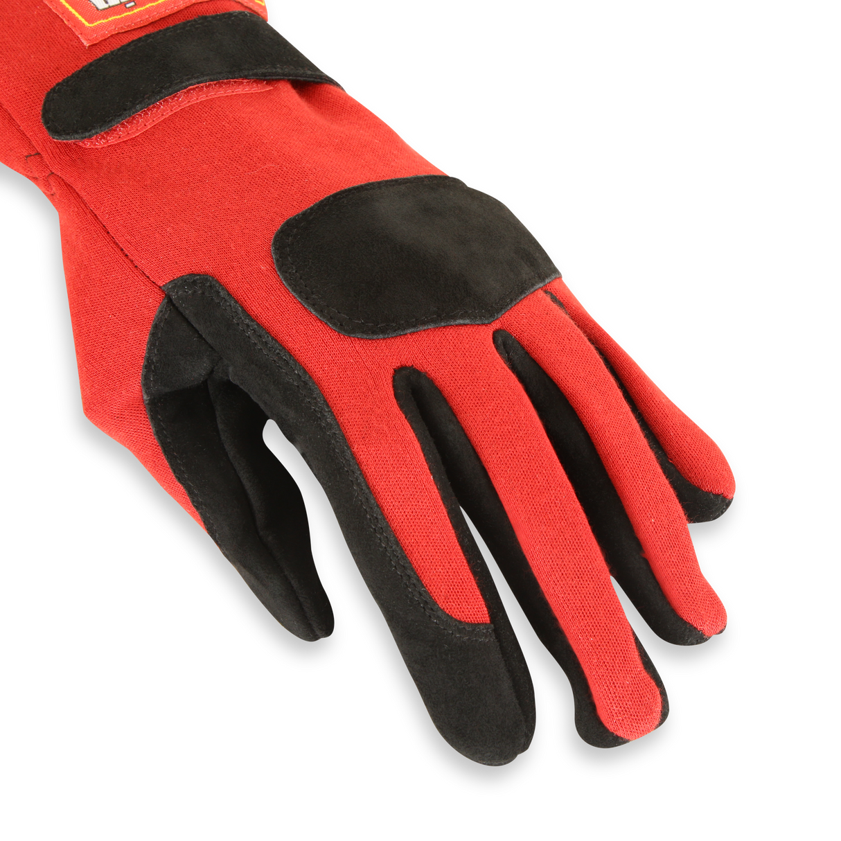 Racequip SFI 3.3/5 Red / Black Short Gauntlet Nomex Race Gloves - Medium - 355013RQP