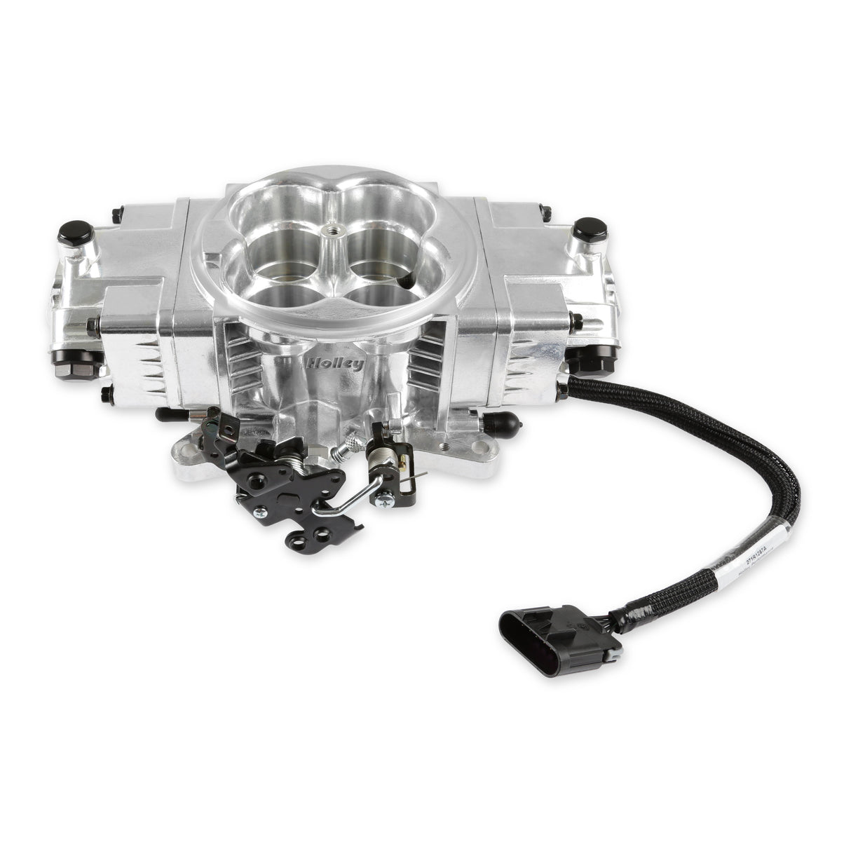 Holley 550-1074 EFI Terminator X Stealth 4150 2x4 - Shiny